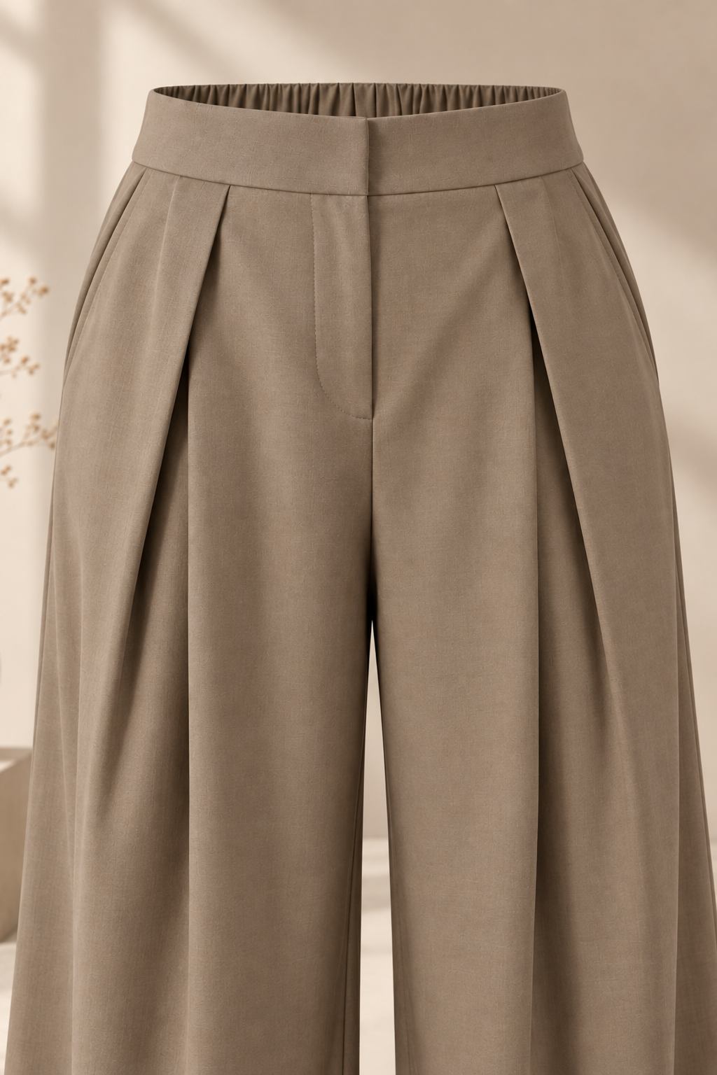 Taupe balloon pants