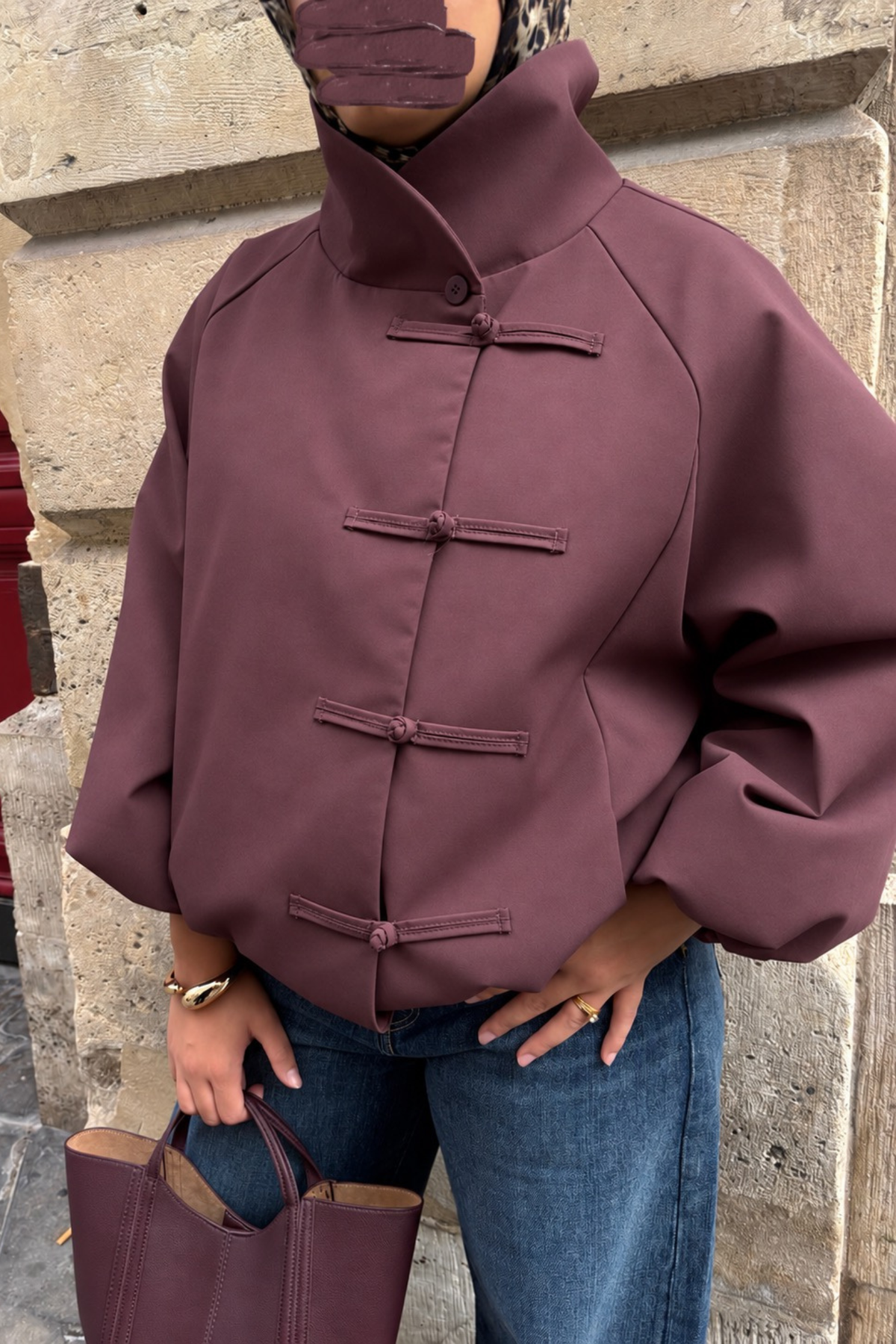 SAKURA plum jacket