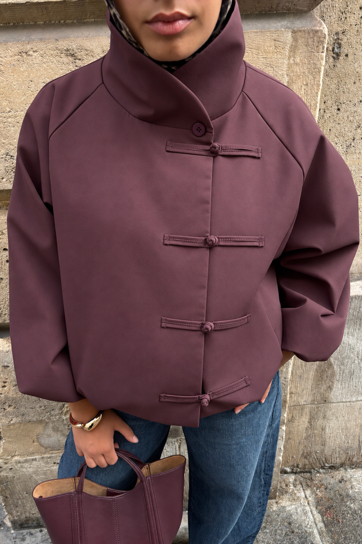 SAKURA plum jacket