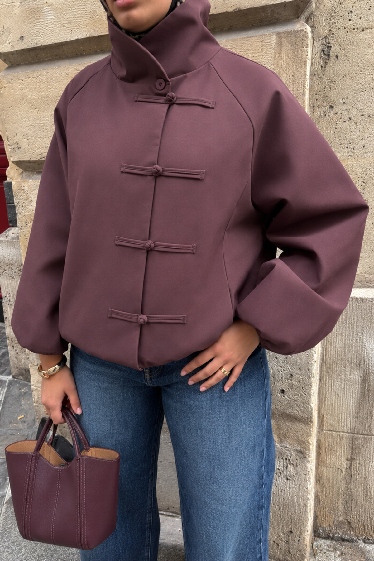 SAKURA plum jacket