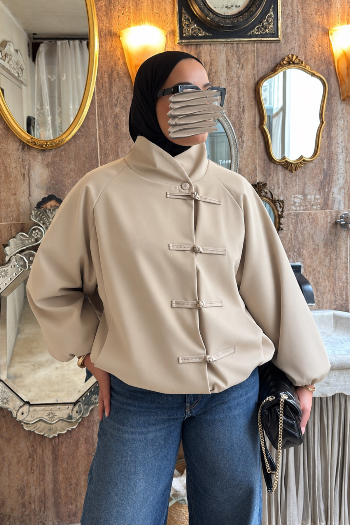 SAKURA Beige jacket