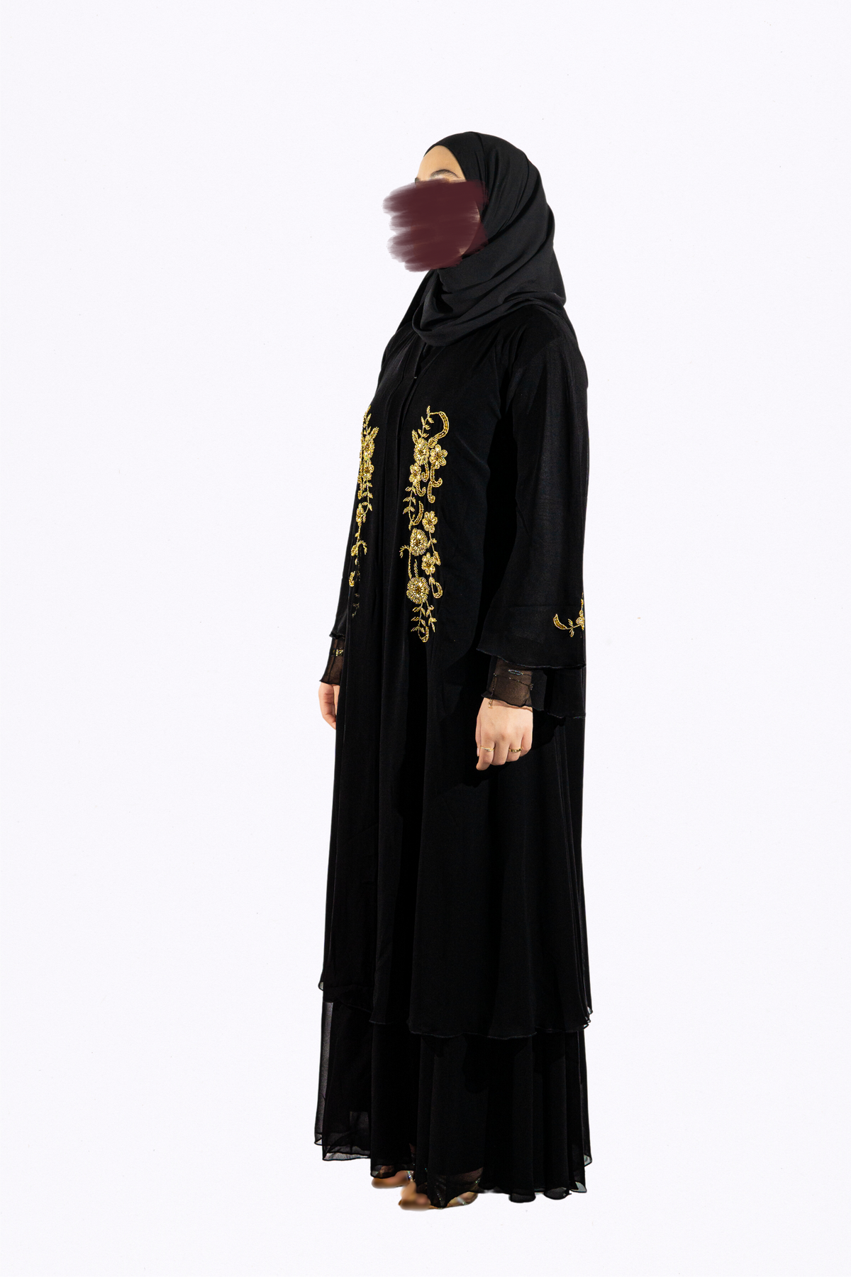 Abaya Sharjah noire