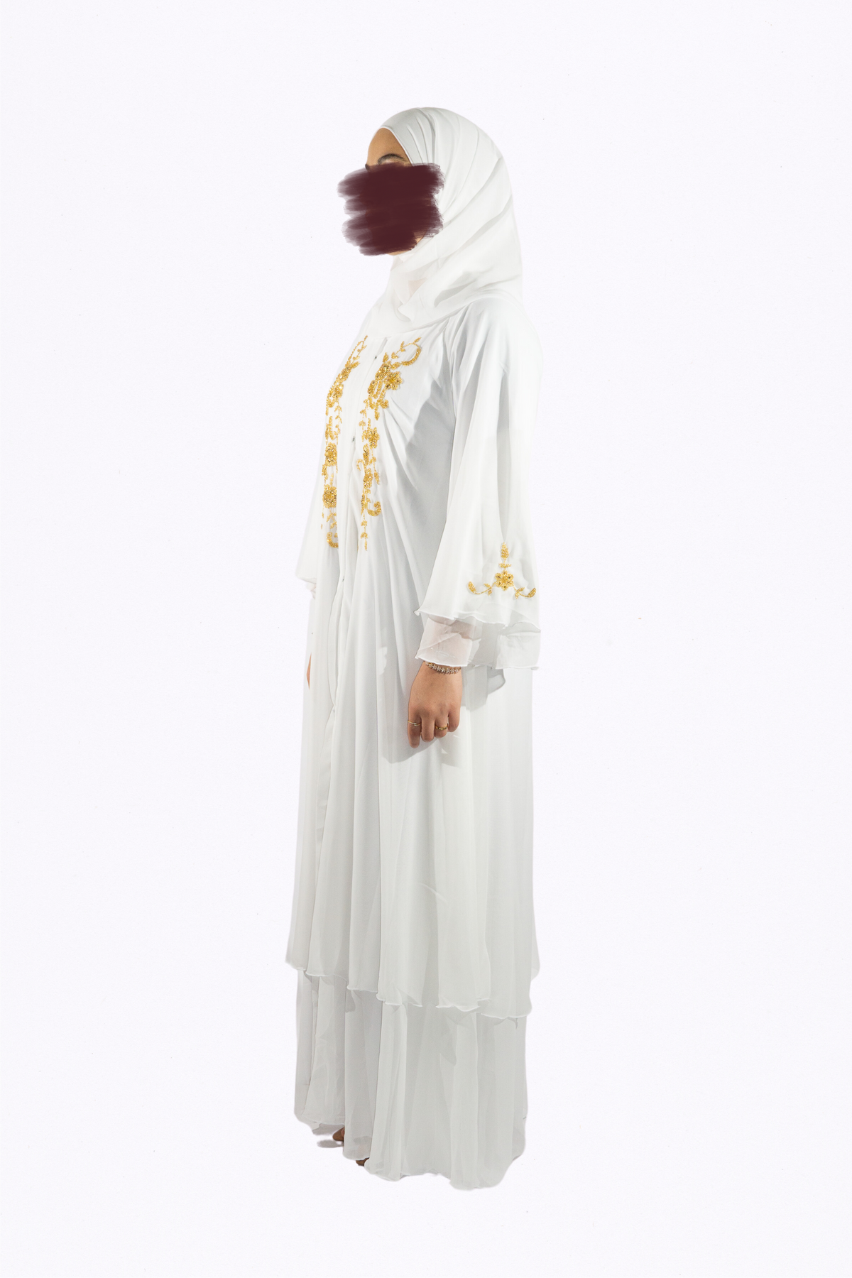 Abaya Sharjah Blanche