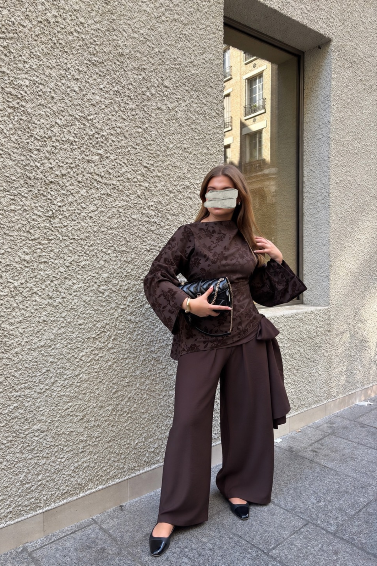 Brown blouse