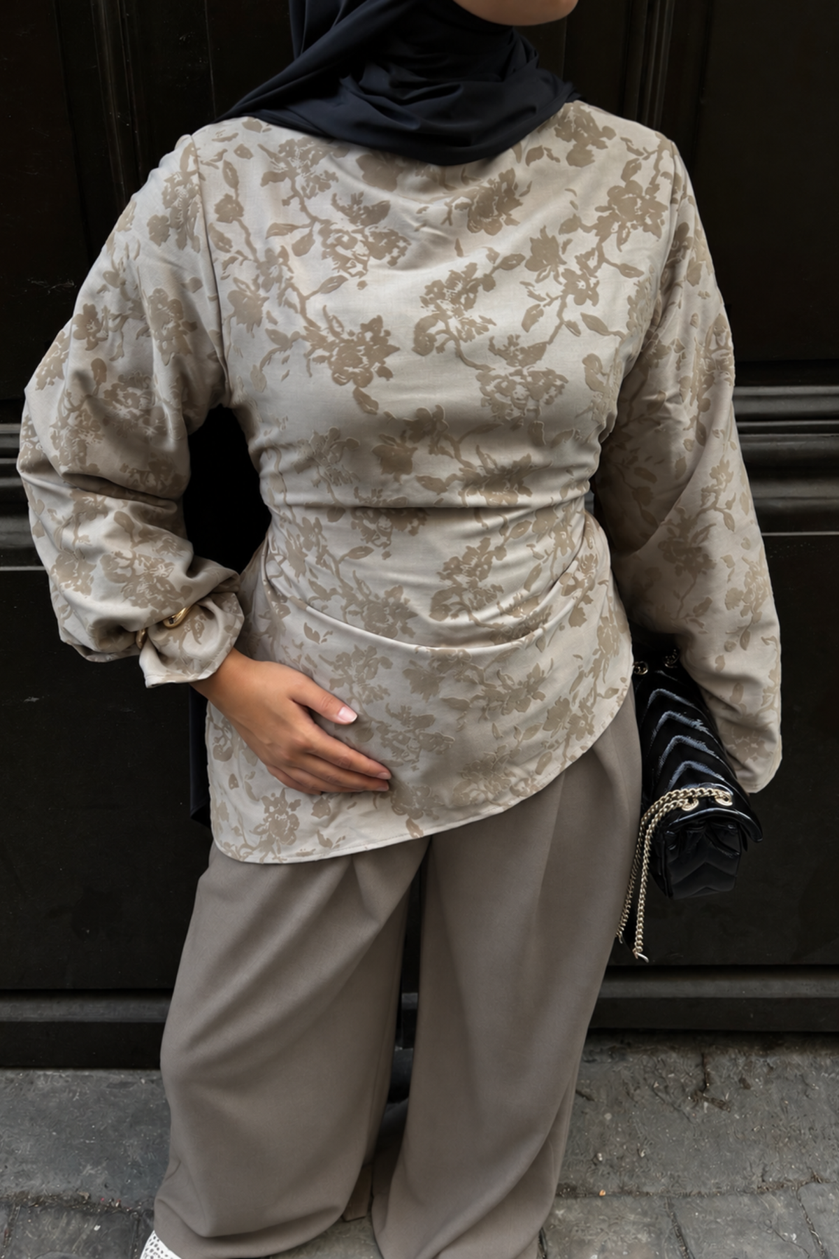 Beige blouse