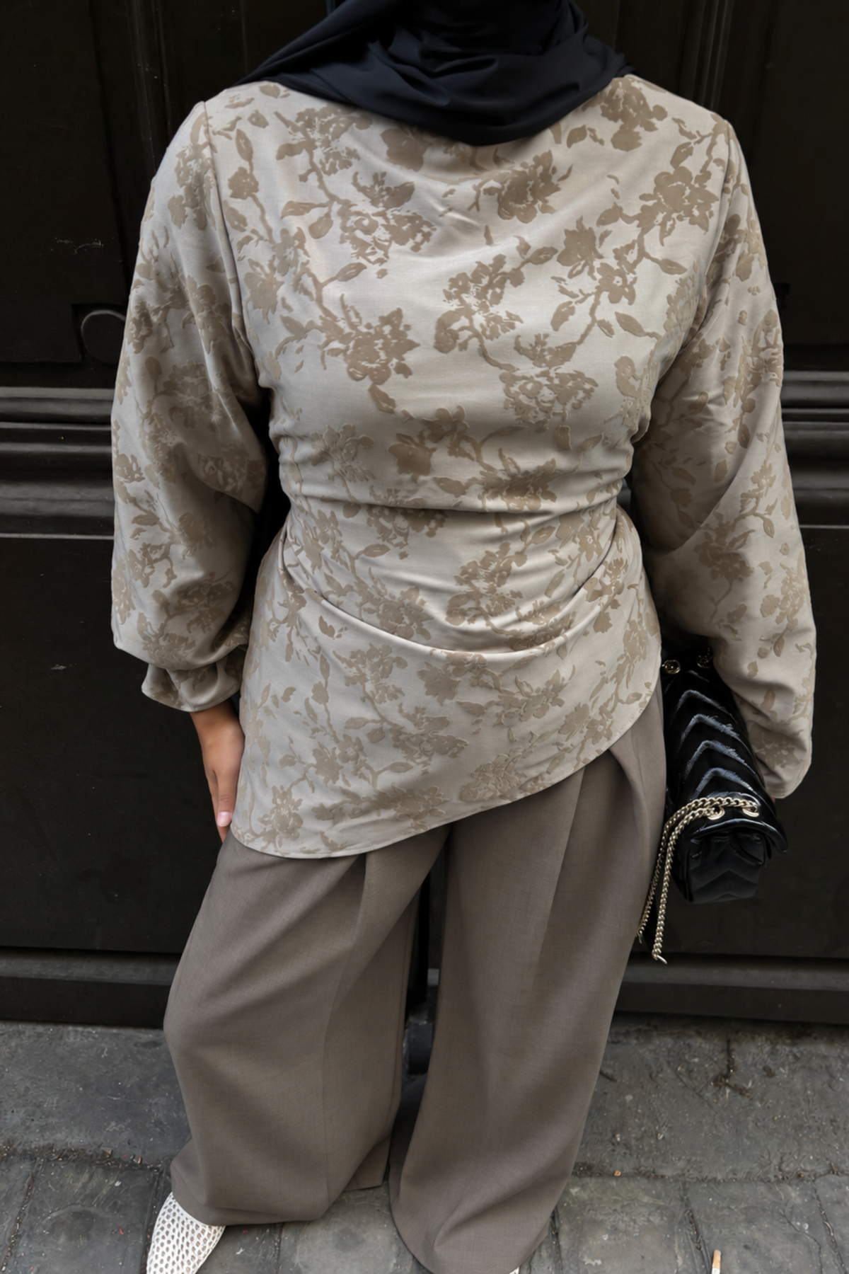 Beige blouse