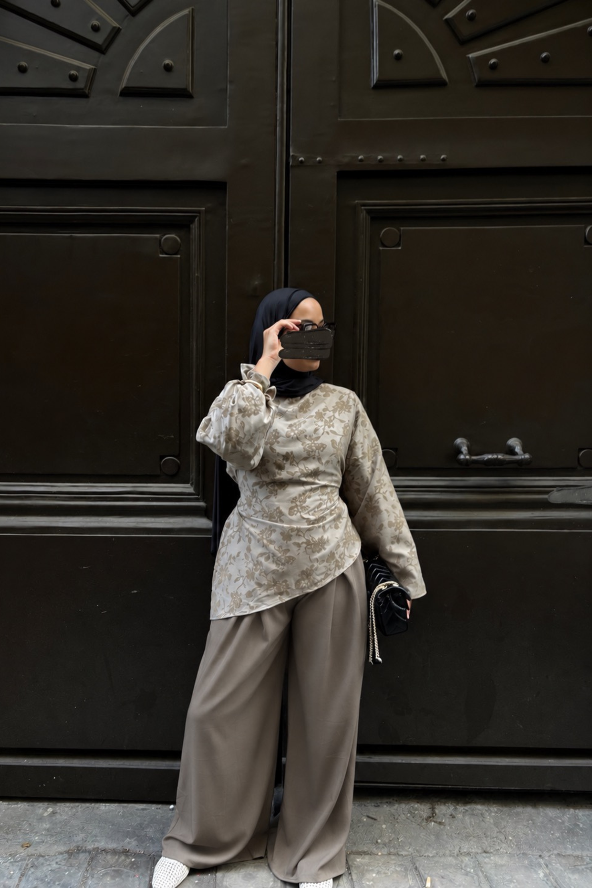 Beige blouse