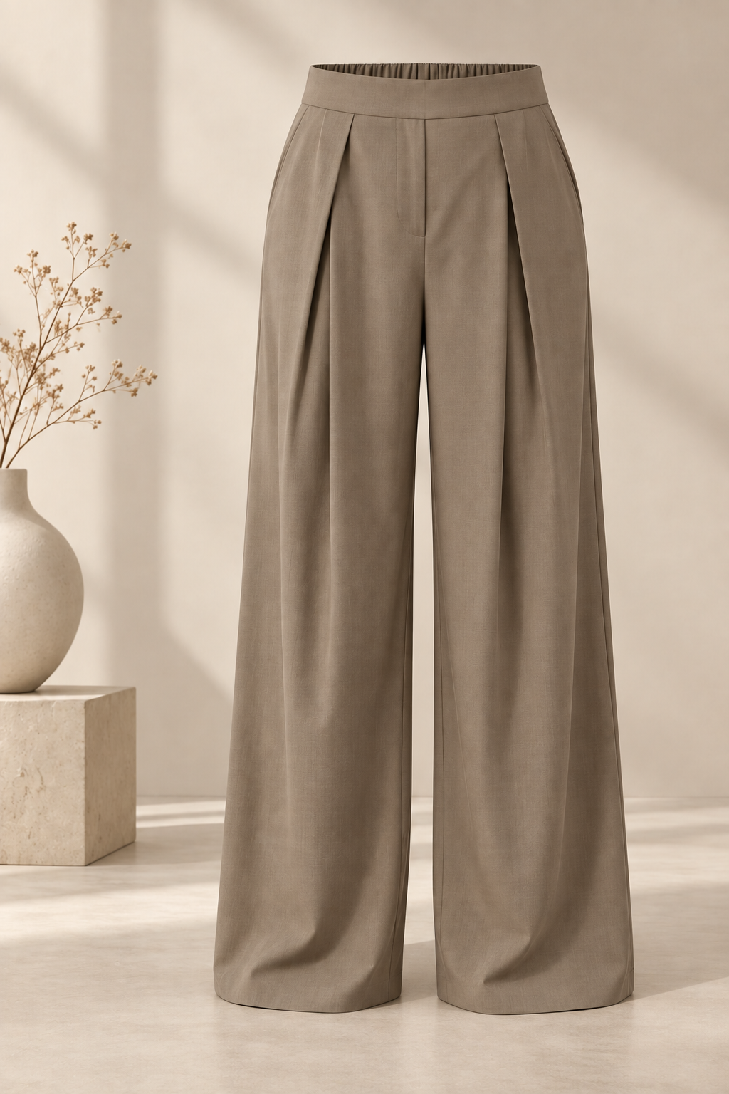 Taupe balloon pants